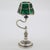 Vintage Italian Handmade Genuine Silver Liberty Table Lamp, 1970s For Sale - Image 3 of 10