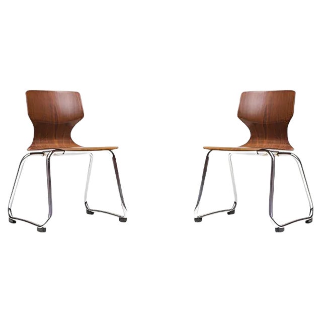 Set of Children's Chairs by Adam Stegner for Flötotto, 1970s For Sale