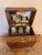Wood Antique Victorian Oak Decanter and Games Box, 1880, Set of 6 For Sale - Image 7 of 16
