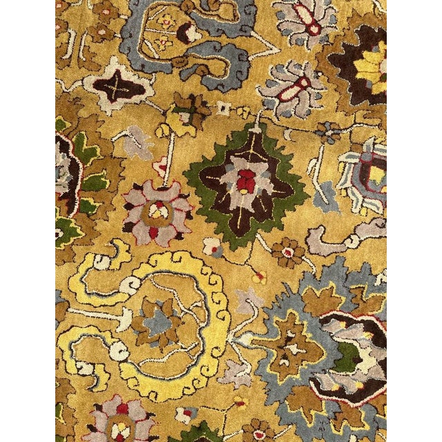 Large Mid-Century French Janus Rug, 1950s For Sale - Image 10 of 18