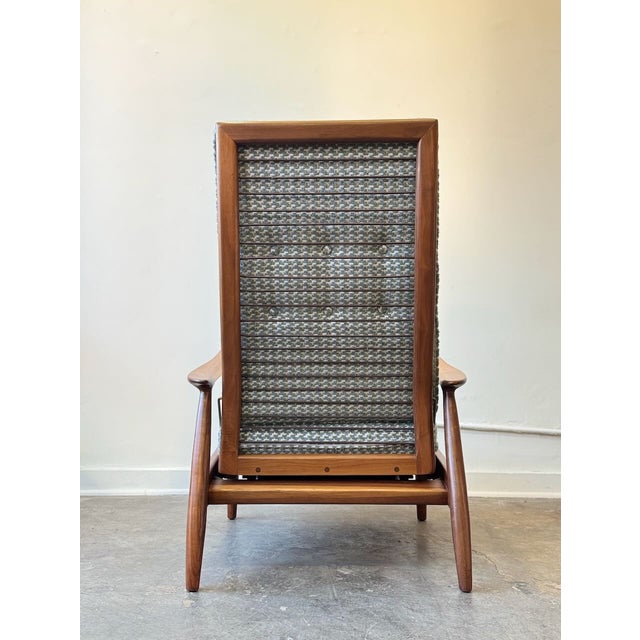 Mid-Century Modern 1950s Attributed to Milo Baughman for James Inc. Recliner For Sale - Image 3 of 16