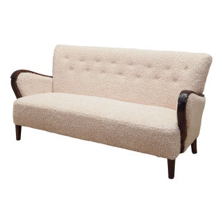 Danish Beech Sofa, 1960s For Sale