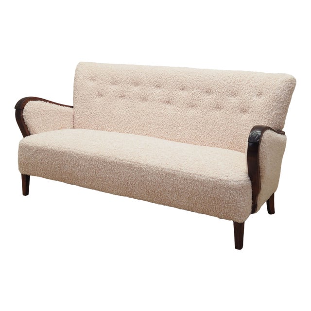 Danish Beech Sofa, 1960s For Sale