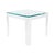 Postmodern Postmodern Lucite and Chrome Table With Set of 4 Chairs by Vivid of Los Angeles For Sale - Image 3 of 7