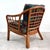 Mid-Century Modern Italian Woven Bamboo Armchairs, 1960s, Set of 2 For Sale - Image 3 of 4