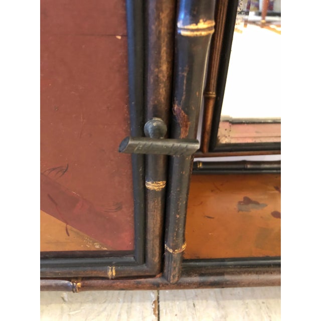 Antique Chinoiserie Bamboo Hanging Shelf Etagere For Sale In Philadelphia - Image 6 of 11