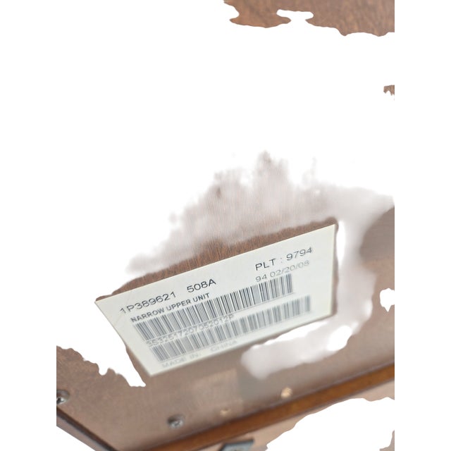 1990s Ethan Allen Tango Hawke Bookshelf Hutch Home Office Collection Cabinet For Sale - Image 9 of 10