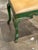 Vintage English Green Chinoiserie Chair For Sale - Image 4 of 8