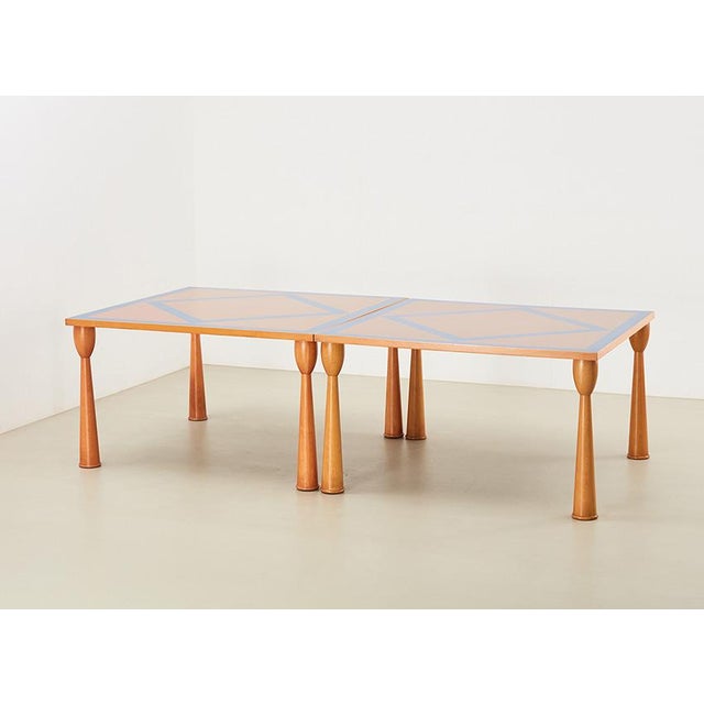 Wood Filicudi Dining Table by Ettore Sottsass for Zanotta, Italy, 1993 For Sale - Image 7 of 11