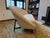 White boucle sofa loveseat unmarked but in the style of Theo Ruth Model 115.
