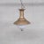 Goldenrod Brass & Opaline Large Pendant Lights, Set of 2 For Sale - Image 8 of 9