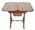 Wood Victorian Games Table Chess Draughts Walnut For Sale - Image 7 of 8