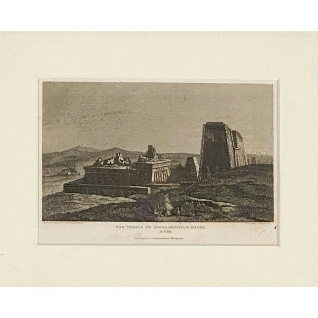 A Regency period etching, "The Temple of Apollinopolis Magna at Edfu", a great example of blending Greek and Egyptian...