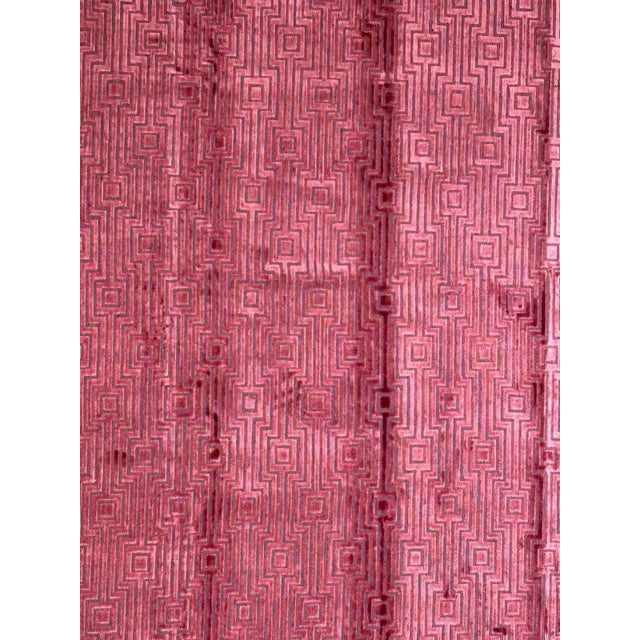 Modern Pure Silk Nepalese Rug , 8' X 10" For Sale - Image 3 of 5