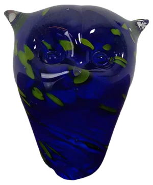 Italian Murano Glass Owl Paperweight from Murano, 1960s