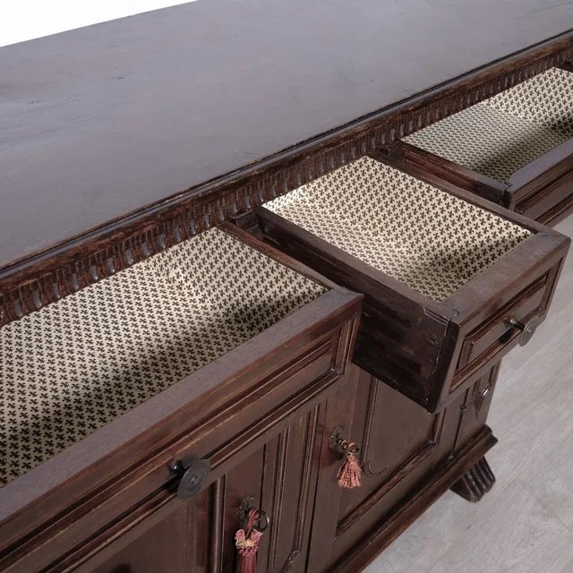 Wood Early 19th Century Wooden Sideboard, Italy For Sale - Image 7 of 18