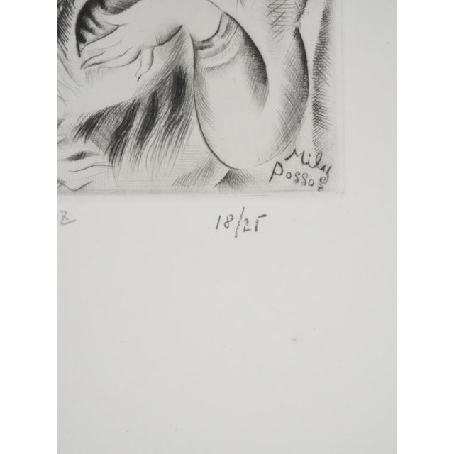 Mily Possoz, Serenity, Original Signed Engraving For Sale - Image 4 of 9