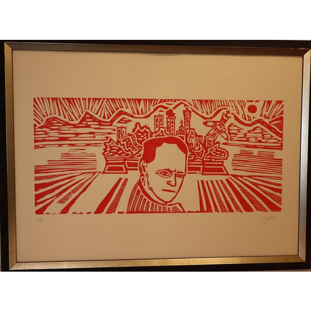 Bellora, Luccan Figure, 1970s, Lithograph, Framed For Sale - Image 16 of 16