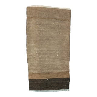 Brown Mini Vintage Kilim Rug For Sale