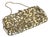Cream Silk / Ivy Beaded Snap Top Evening Purse For Sale