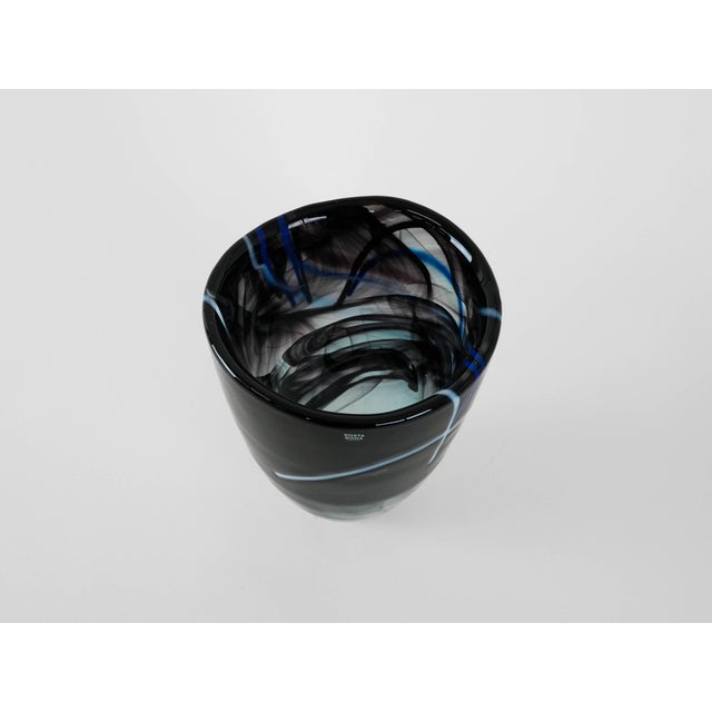 Swedish Glass Vase by Anna Ehrner for Kosta Boda, 1980s For Sale - Image 6 of 9