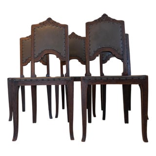 Historicism Ensemble Chairs, 1890s, Set of 5 For Sale
