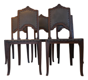 Historicism Ensemble Chairs, 1890s, Set of 5
