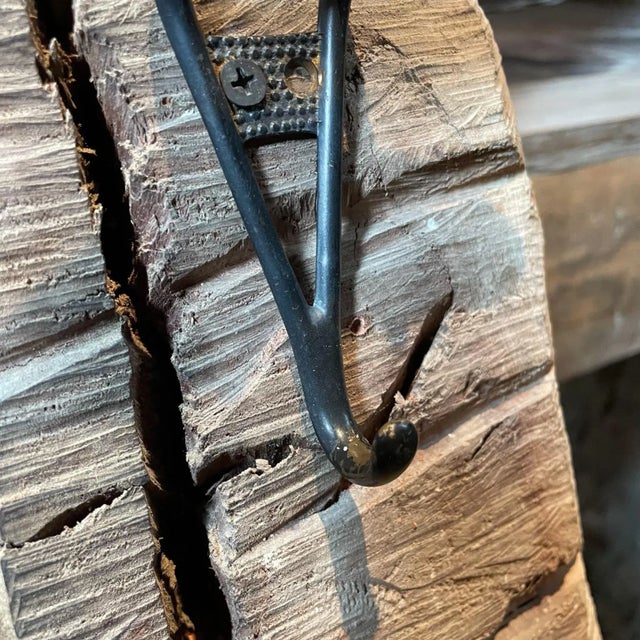 Mid-Century Modern 1960s European Bronze Wall Coat Hook Hagenauer Style For Sale - Image 3 of 6