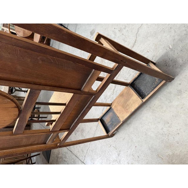 Early 20th Century Oak Entrance Hall Rack For Sale - Image 10 of 12