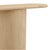 2020s Soft Wave Pedestal Oval Console Table For Sale - Image 5 of 6