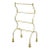 Mid 20th Century Italian Hollywood Regency Gold Gilt Metal Iron Towel Rack With Tassel Feet For Sale