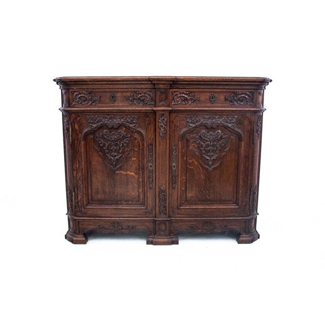 Oak Cabinet, France, 1920s For Sale - Image 11 of 11