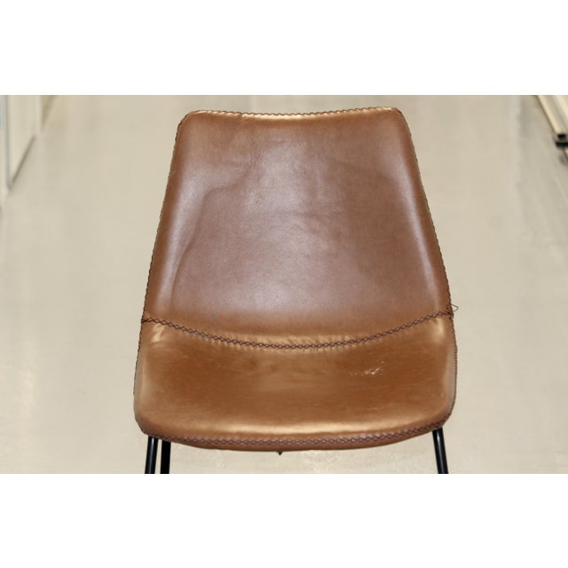 Metal Brown Dining Chairs, Set of 4 For Sale - Image 7 of 18