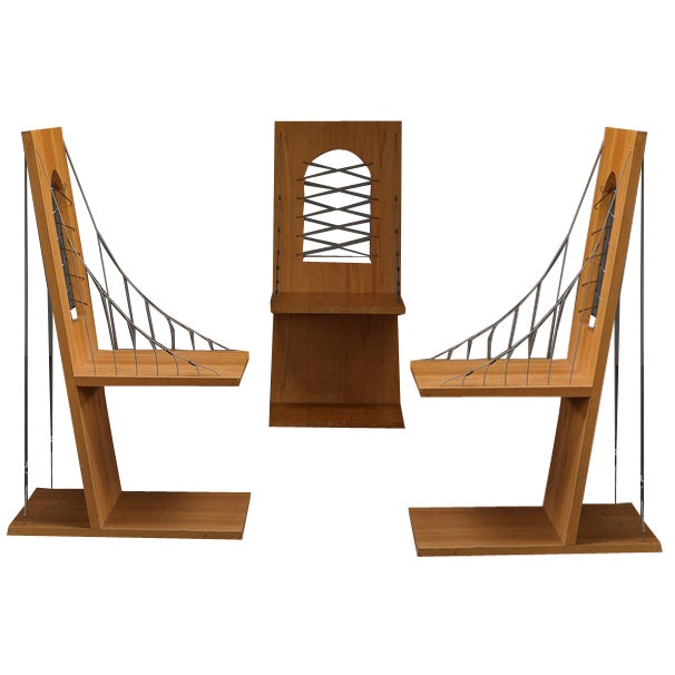 Postmodern Accent Chair, 1990s For Sale