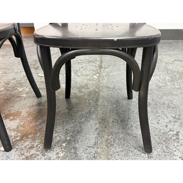 Restoration Hardware Metal Madeleine Side Chairs, Pair For Sale - Image 9 of 12