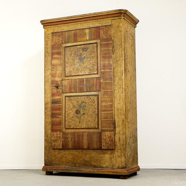 Folk Art Bridal Wardrobe, 1850s For Sale - Image 12 of 14