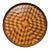 Antique Round Service Tray or Tabletop Geometric Parquetry Wood For Sale