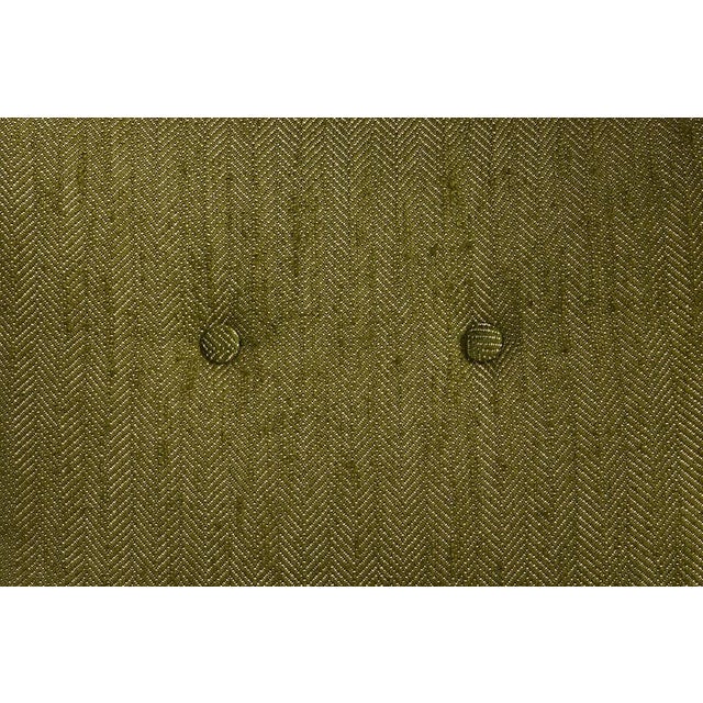 Textile Mid-Century Chairs with Ottoman, 1960s, Set of 3 For Sale - Image 7 of 12