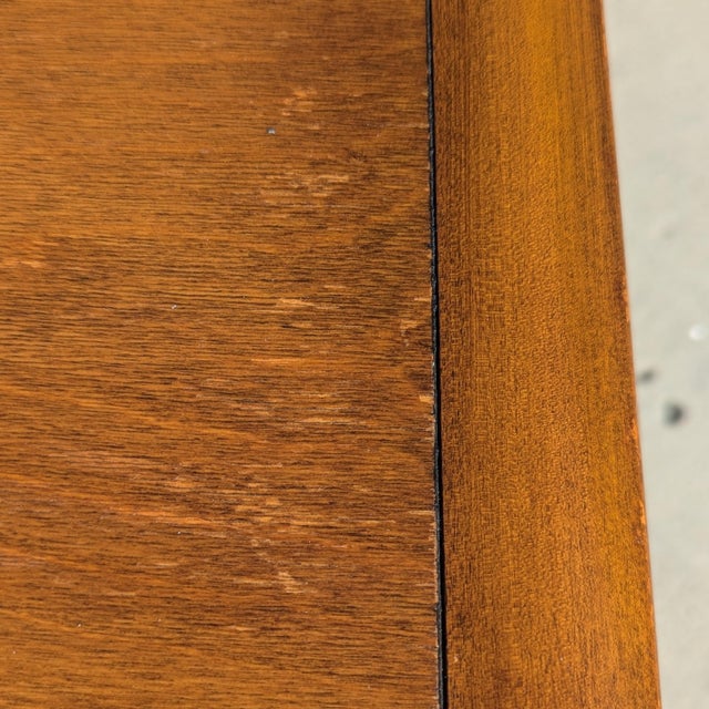 Pair of Mid-Century Solid Wood Chinoiserie Nightstands For Sale - Image 14 of 16