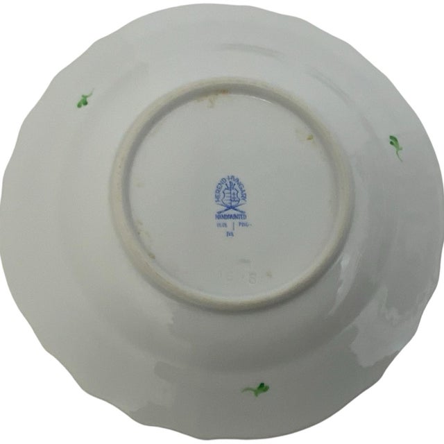 1980s Herend Blue Garland Porcelain Dinnerware Set Complete Service for 6 - 30 Pieces For Sale In Palm Springs - Image 6 of 12