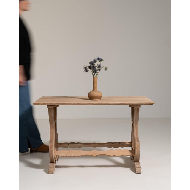 Sample of quarter-sawn oak panel in Warm Golden Oak. Its warm golden oak finish sets off visible medullary ray figuring, a...