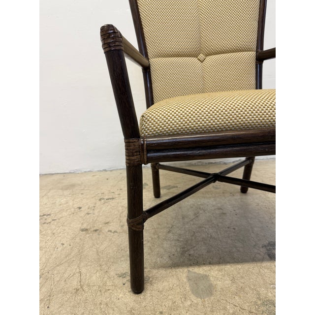 Mid-Century McGuire Bamboo and Fabric Lounge Chair, 1970s For Sale - Image 12 of 12
