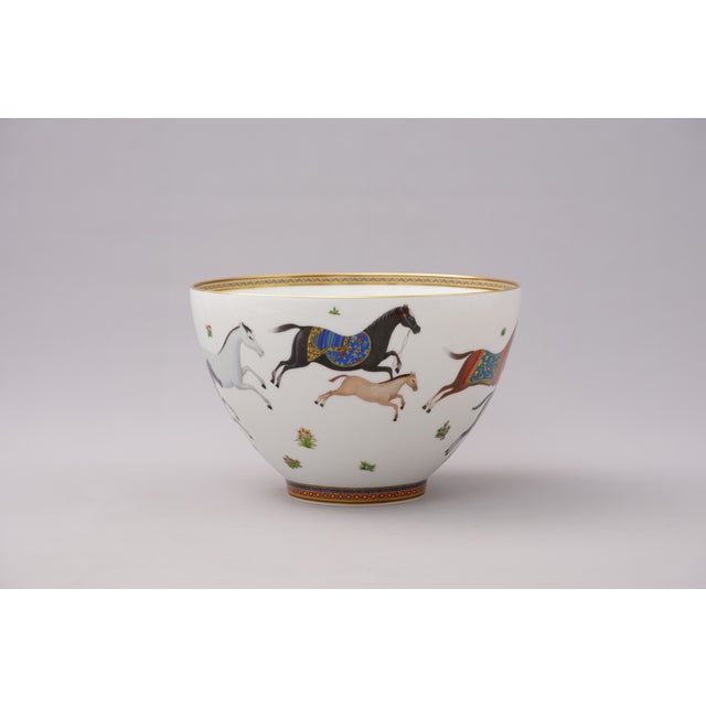 Item: Punch bowl Quantity: 1 Manufacturer: Hermès, Paris Design: Cheval d'Orient Production period: Currently in...