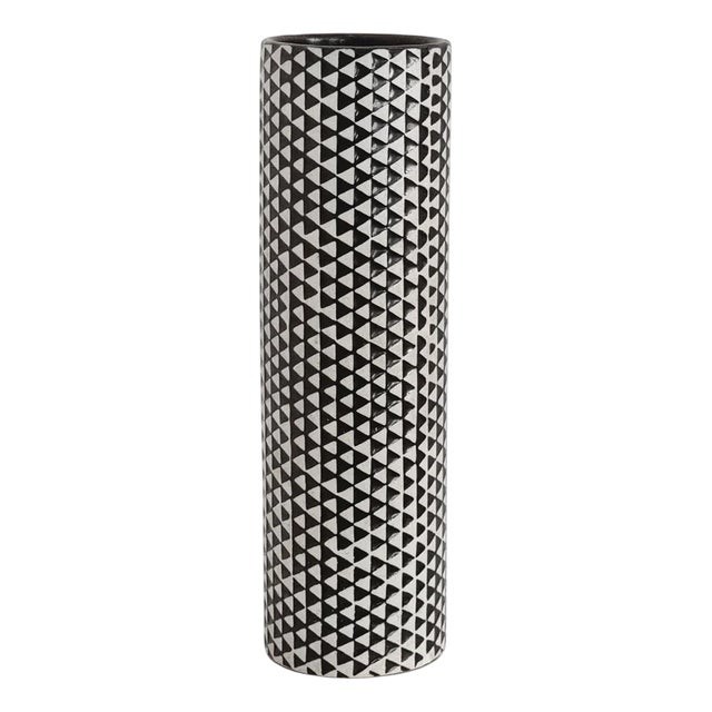 Scandinavian Modern Domino Vase attributed to Stig Lindberg for Gustavsberg, 1950s For Sale