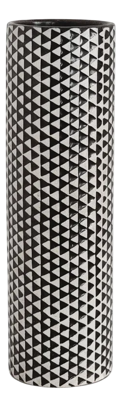 Scandinavian Modern Domino Vase attributed to Stig Lindberg for Gustavsberg, 1950s