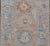 Measures: 2'7 x 4'0 Modern Floral Oushak With Sandy-Brown Background and A Sky Blue Border. Keivan Woven Arts; rug...