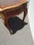 Vintage French Louis XV Bureau Plat Writing Desk Ornate Brass Ormolu Leather Top For Sale - Image 15 of 16