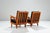 Belgian Lounge Chairs in Oak with Leather Cushions, 1960s, Set of 2 For Sale - Image 4 of 17