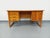Vintage Sled Foot Executive Desk in Pine, 1970s For Sale - Image 9 of 11