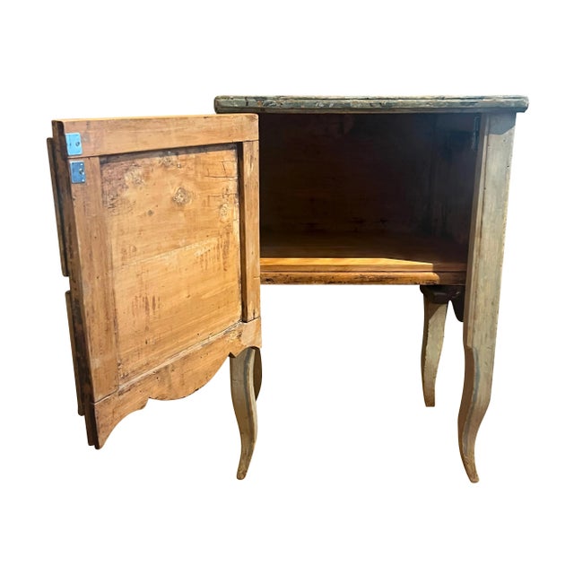 Italian Rococo Painted Comodini For Sale - Image 9 of 12